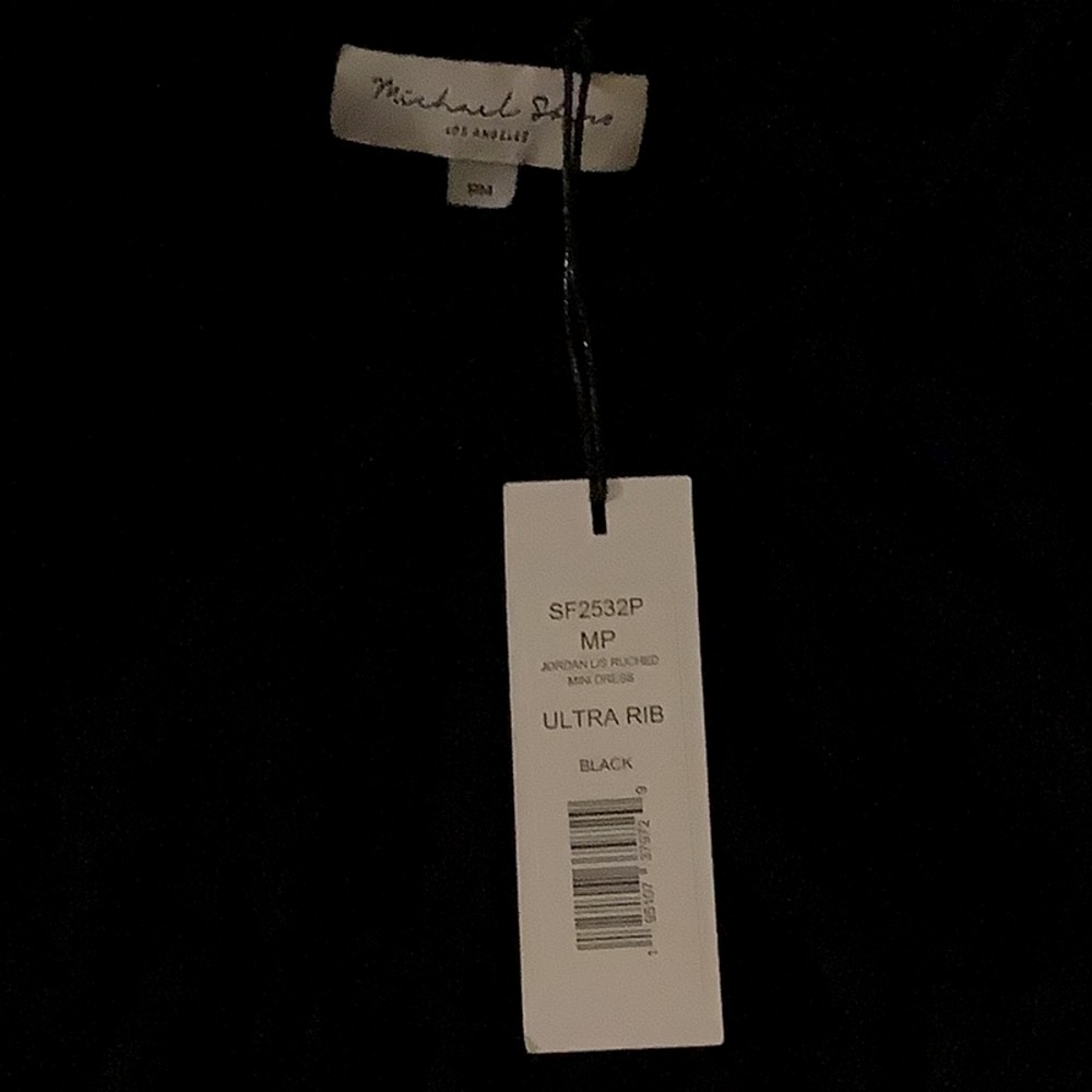 MICHAEL STARS ANTHROPOLOGIE NWT JORDAN RIBBED MINI DRESS - Picture 15 of 15